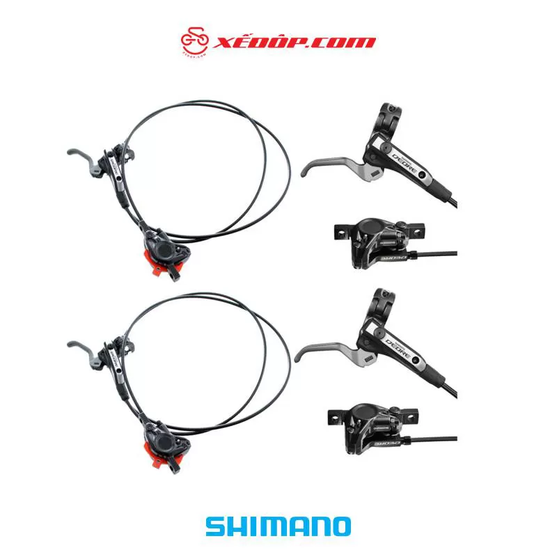 Bộ phanh dầu Shimano Deore BR - M615