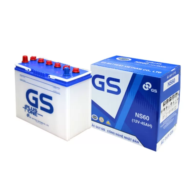 Ắc quy GS 12V 45AH NS60