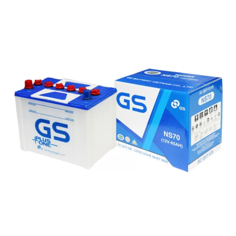 Ắc quy GS 12V 65AH NS70