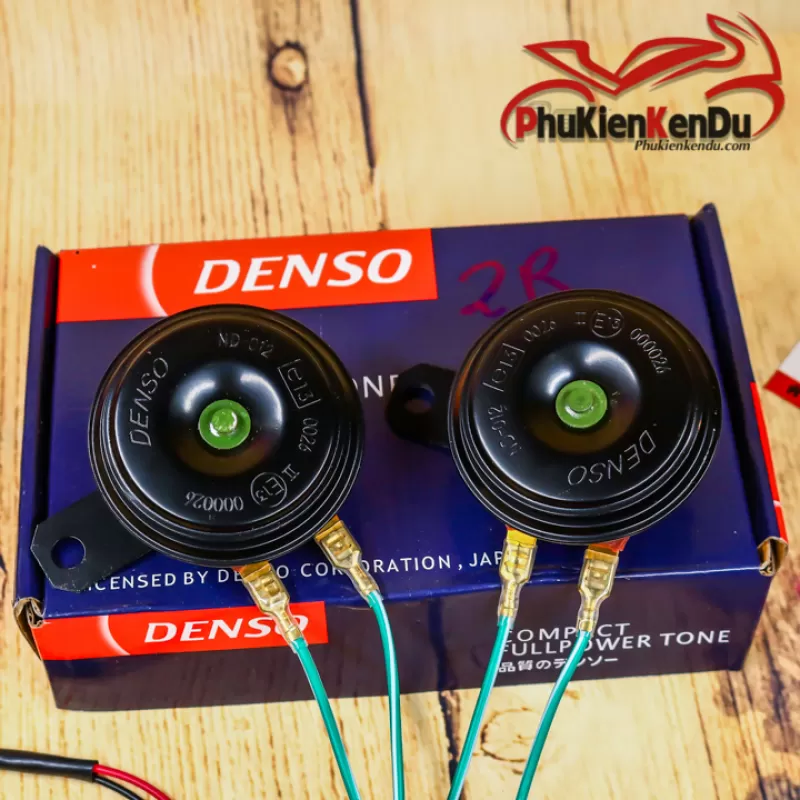 CÒI ĐĨA DENSO XE Ô TÔ, XE MÁY 1 CẶP 12V