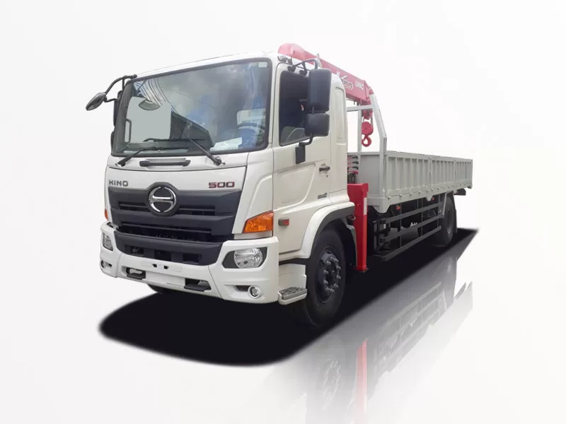 Xe Tải Hino FG8JP7A 6T8 Gắn Cẩu Unic URV555