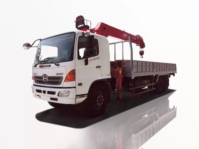 Xe Cẩu Hino FL8JTSL 3 Chân 11 Tấn Gắn Cẩu CSS106 7 Tấn 6 Khúc